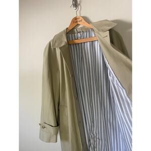 Brooks Brothers Long Trench Coat Approx L